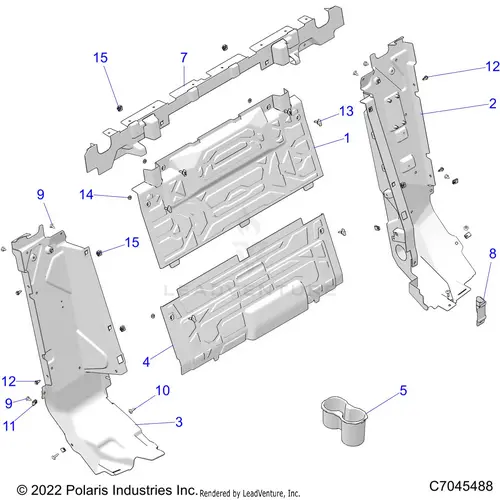 Body: Rear Closeoff - 2022 Polaris Rzr Pro Xp Ultimate Rockford Le 1