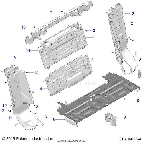 Body: Rear Closeoff - 2022 Polaris Rzr Turbo R 4 Sport 1