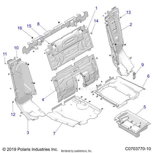 Body: Rear Closeoff - 2023 Polaris Rzr Turbo R Premium Ride Command 1