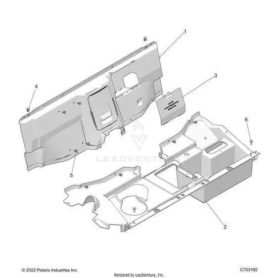 Body: Rear Closeoff - 2023 Polaris Rzr Xp 1000 Sport 1