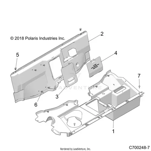 Body: Rear Closeoff - 2023 Polaris Rzr Xp 4 1000 Premium Ride Command 1