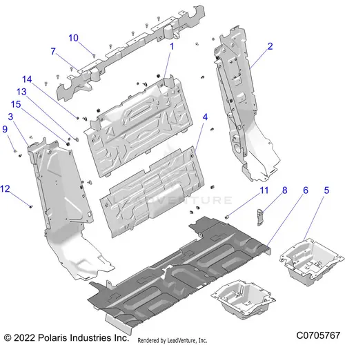 Body: Rear Closeoff - 2024 Polaris Rzr Pro Xp 4 Ultimate 1
