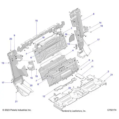 Body: Rear Closeoff - 2025 Polaris Rzr Pro R 4 Sport 1