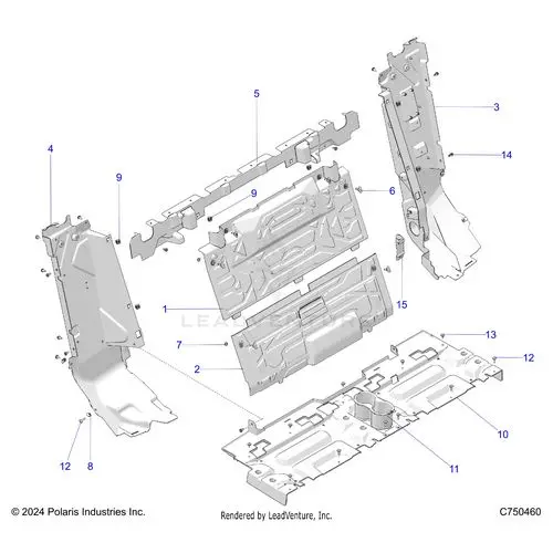 Body: Rear Closeoff - 2025 Polaris Rzr Pro Xp 4 Premium 1
