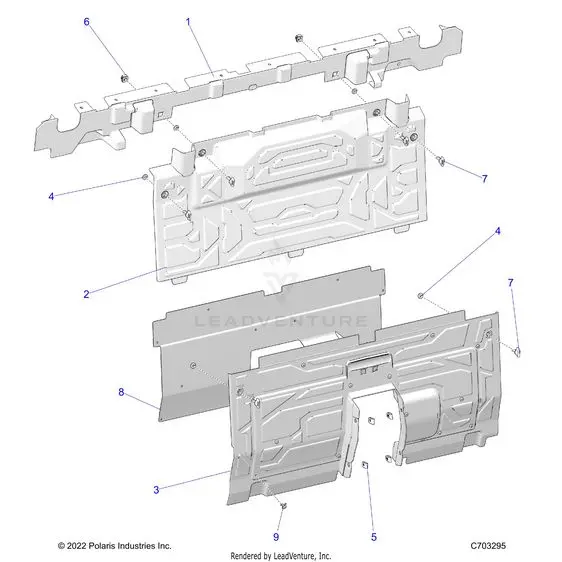 Body: Rear Closeoff Side Panels - 2024 Polaris Rzr Pro R Ultimate 1