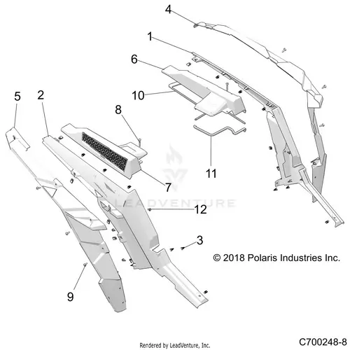 Body: Rear Fenders And Bezels - 2020 Polaris Rzr Turbo S 4 Velocity 1