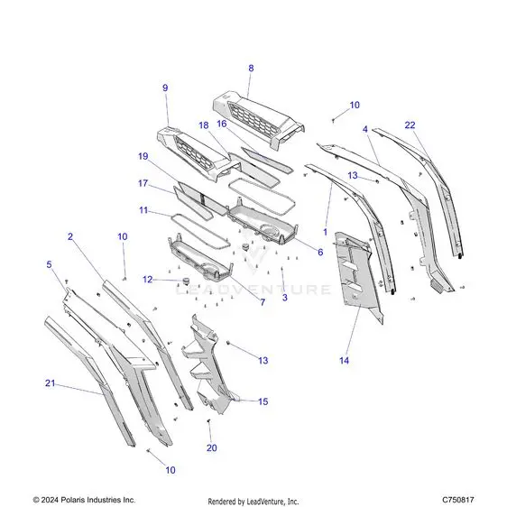 Body: Rear Fenders And Bezels - 2026 Polaris Rzr Xp 4 1000 Sport 1