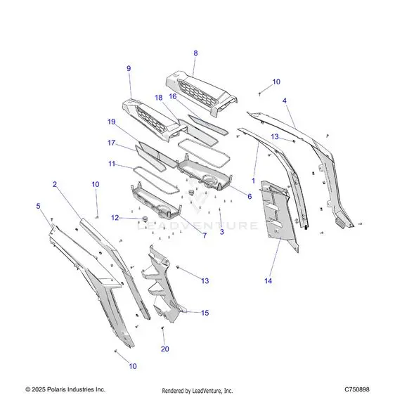 Body: Rear Fenders And Bezels - 2026 Polaris Rzr Xp S 1000 Ultimate 1