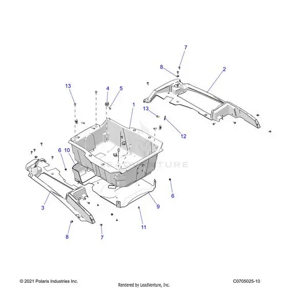 Body: Rear Rack - 2026 Polaris Rzr Xp 4 1000 Ultimate 1