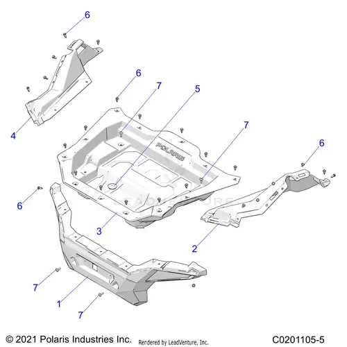 Body: Rear Rack And Cargo Box - 2026 Polaris Rzr 200 Evap 1