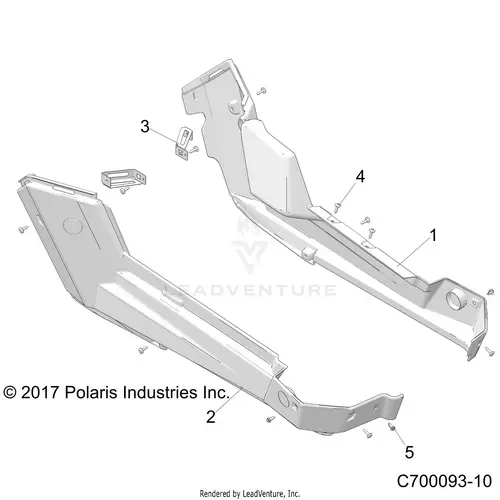 Body: Rocker Panels - 2019 Polaris Rzr Rs1 1
