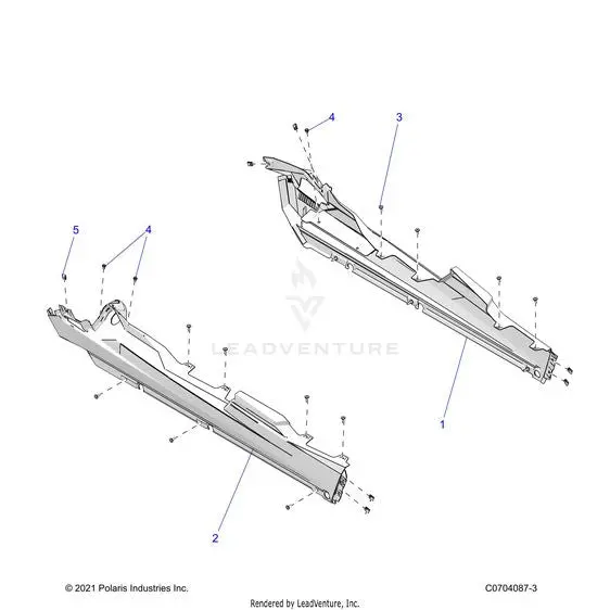 Body: Rocker Panels - 2024 Polaris Rzr Xp 4 1000 Ultimate 1