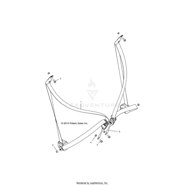 Body: Seat Belt Mounting - 2015 Polaris Rzr Xp 1000 1