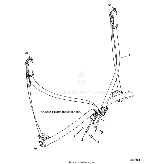 Body: Seat Belt Mounting - 2018 Polaris Rzr Xp Turbo 1