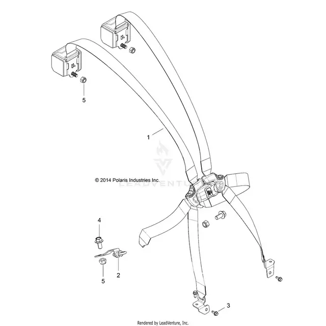 Body: Seat Belts - 2015 Polaris Rzr Xp 1000 1
