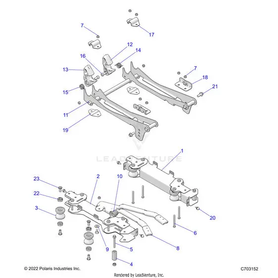 Body: Seat Mounting Driver - 2023 Polaris Rzr Pro R Ultimate 1