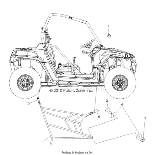 Body: Side Nets - 2019 Polaris Rzr 570 1