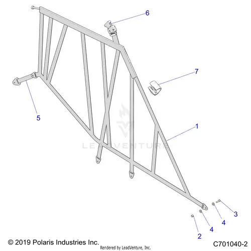 Body: Side Nets - 2021 Polaris Rzr Trail 1