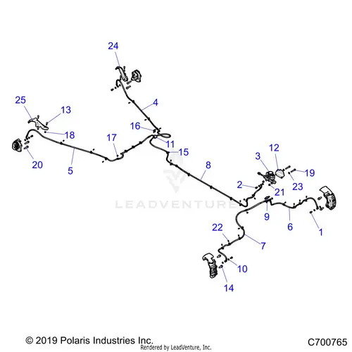 Brakes: Brake Lines And Master Cylinder - 2020 Polaris Rzr Turbo S 4 1