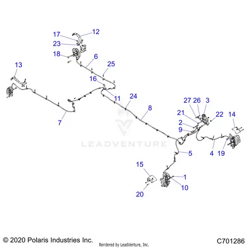 Brakes: Brake Lines And Master Cylinder - 2023 Polaris Rzr Pro Xp 4 Sport 1