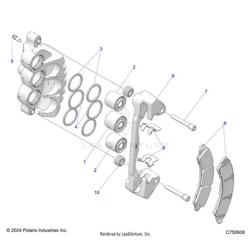 Brakes: Caliper Front - 2026 Polaris Rzr Pro S Sport 1