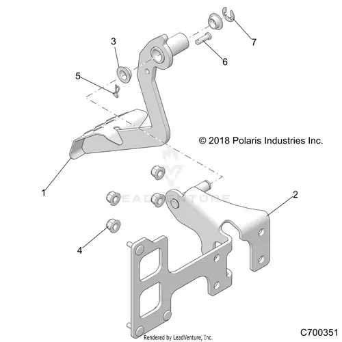 Brakes: Pedal - 2019 Polaris Rzr Xp Turbo S 1