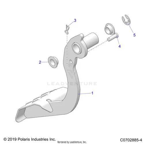 Brakes: Pedal - 2020 Polaris Rzr Pro Xp 1