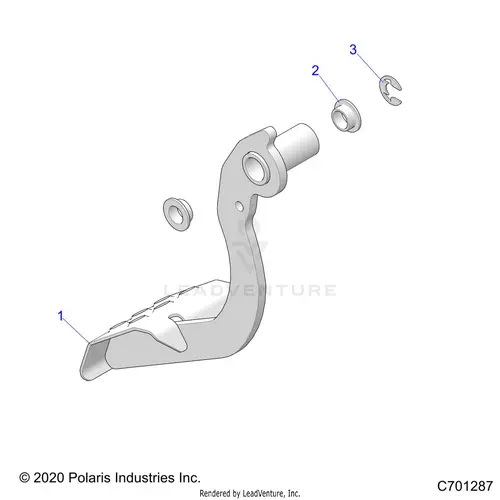 Brakes: Pedal - 2023 Polaris Rzr Pro Xp Premium 1