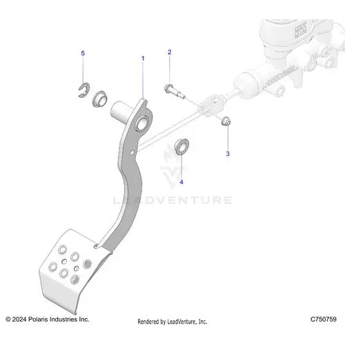 Brakes: Pedal - 2025 Polaris Rzr Pro Xp Ultimate 1