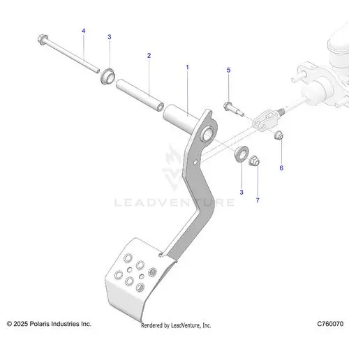 Brakes: Pedal - 2026 Polaris Rzr Xp S 1000 Ultimate 1