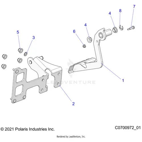 Brakes: Pedal And Master Cylinder - 2021 Polaris Rzr Turbo S 1