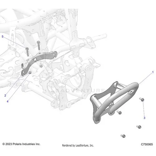Chassis: Bumper Mounting - 2024 Polaris Rzr Turbo R Ultimate 1