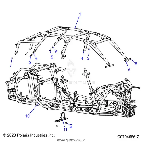 Chassis: Cab And Main Frame - 2022 Polaris Rzr Pro R 4 Ultimate 1