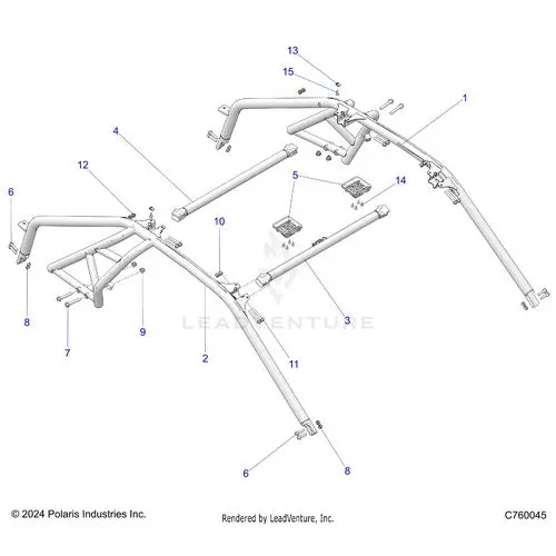 Chassis: Cab Frame - 2025 Polaris Rzr Pro Xp Ultimate 1
