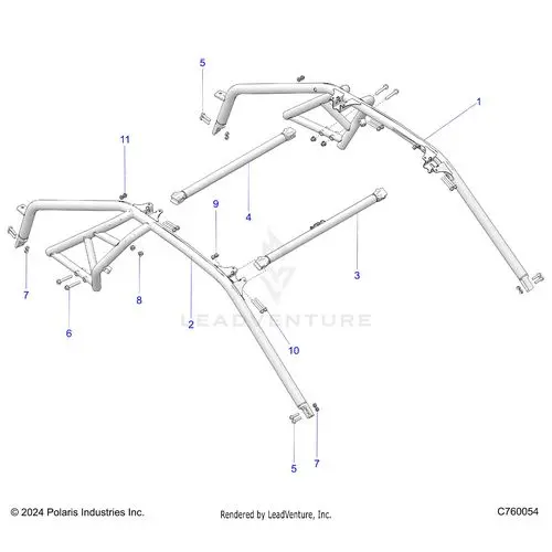 Chassis: Cab Frame - 2026 Polaris Rzr Pro Xp Sport 1