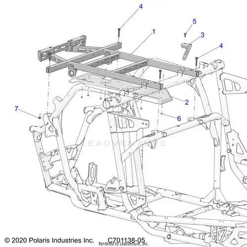 Chassis: Cargo Box Mounting And Related - 2024 Polaris Rzr Pro R 4 Premium 1