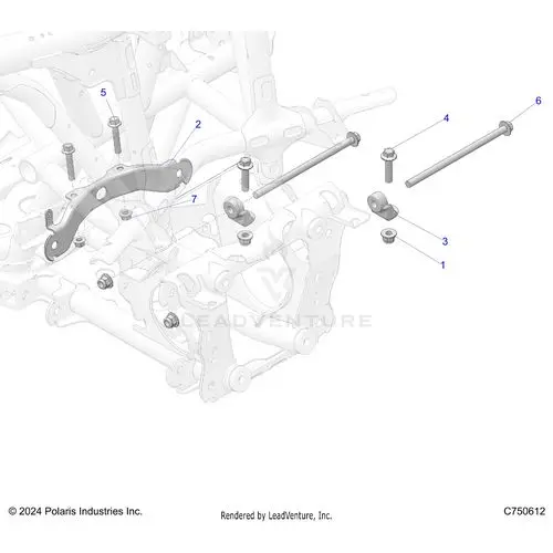 Chassis: Front Gearcase And Bumper Mounting - 2025 Polaris Rzr Pro R 4 Factory Armored Le Ultimate 1