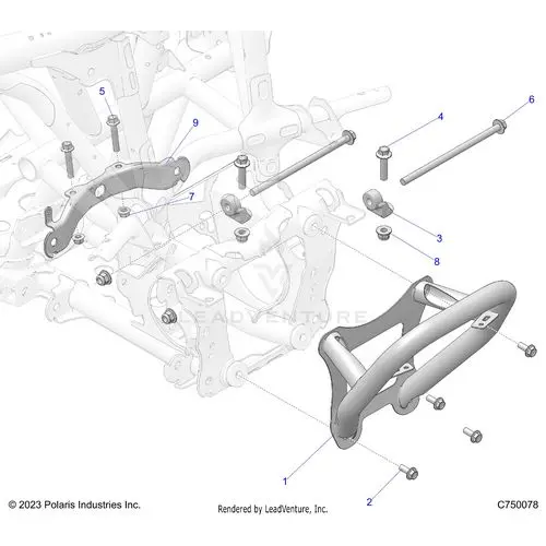 Chassis: Front Gearcase And Bumper Mounting - 2026 Polaris Rzr Pro R Ultimate 1