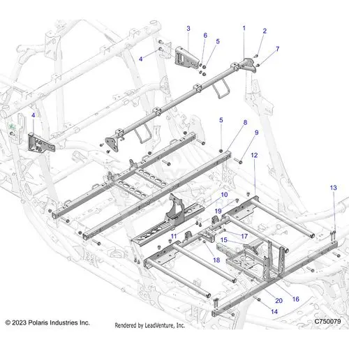Chassis: Mounting And Brackets - 2025 Polaris Rzr Pro R 4 Sport 1