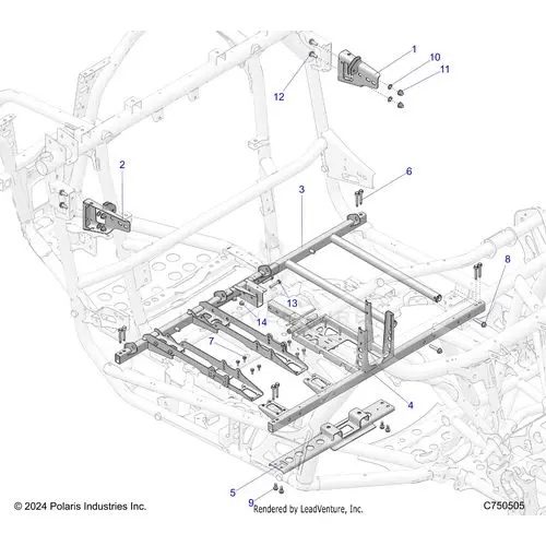Chassis: Mounting And Brackets - 2025 Polaris Rzr Pro S Premium 1