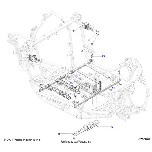 Chassis: Mounting And Brackets - 2025 Polaris Rzr Pro Xp Premium 1