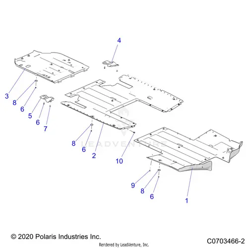 Chassis: Skid Plates - 2024 Polaris Rzr Turbo R 4 Ultimate 1