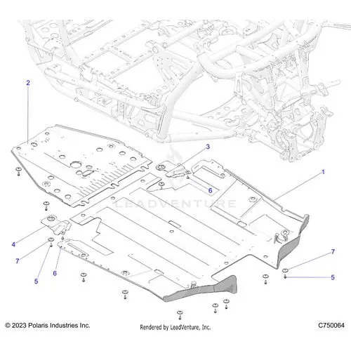 Chassis: Skid Plates - 2024 Polaris Rzr Turbo R Ultimate 1