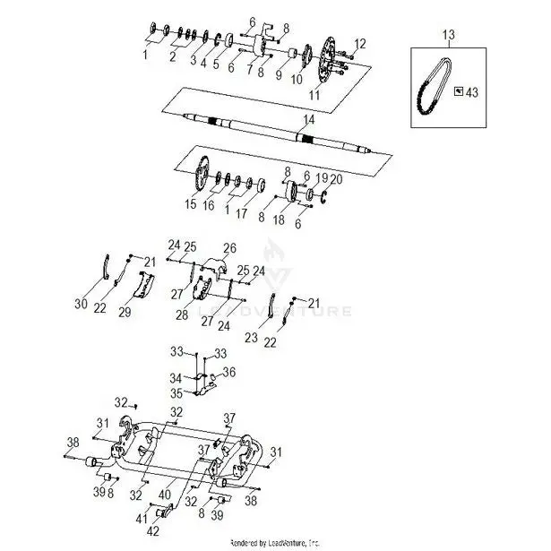Chassis: Swing Arm And Rear Axle - 2017 Polaris Rzr 170 1