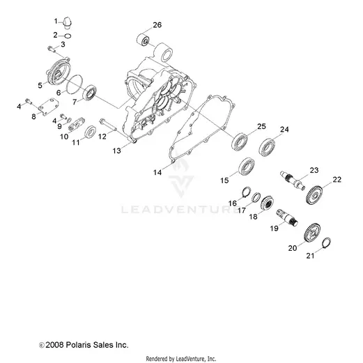 Drive Train: Drive Shaft - 2021 Polaris Rzr 170 1