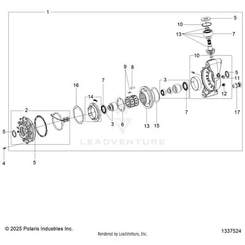 Drive Train: Front Gearcase - 2026 Polaris Rzr Xp S 1000 Ultimate 1