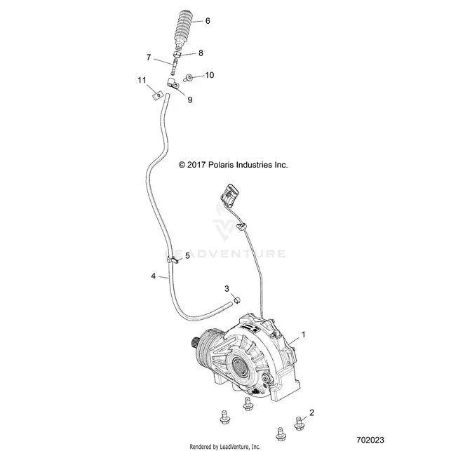 Drive Train: Front Gearcase Mounting (2) - 2019 Polaris Rzr Xp 1000 1
