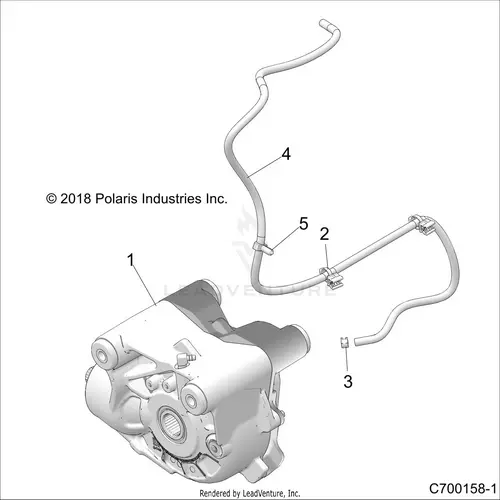 Drive Train: Front Gearcase Mounting - 2018 Polaris Rzr Xp Turbo S 1
