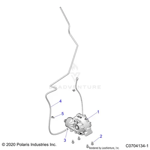 Drive Train: Front Gearcase Mounting - 2022 Polaris Rzr Xp 4 1000 High Lifter 1