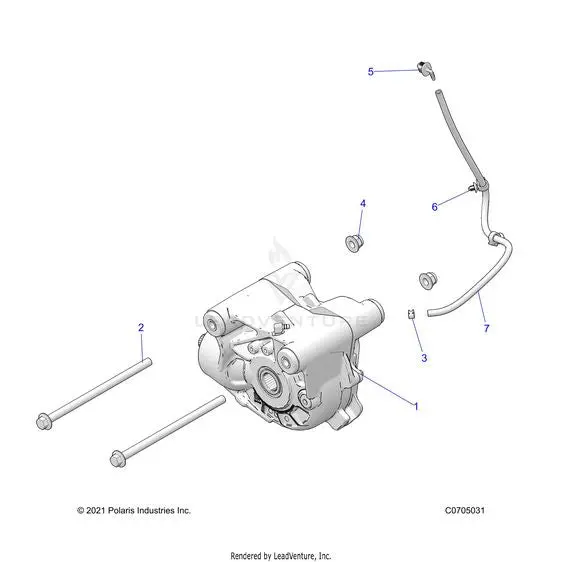 Drive Train: Front Gearcase Mounting - 2023 Polaris Rzr Turbo R 4 Sport 1